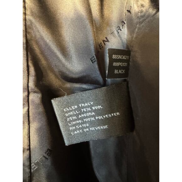 Ellen Tracy Wool Blend Coat Size 12P - Picture 7 of 7